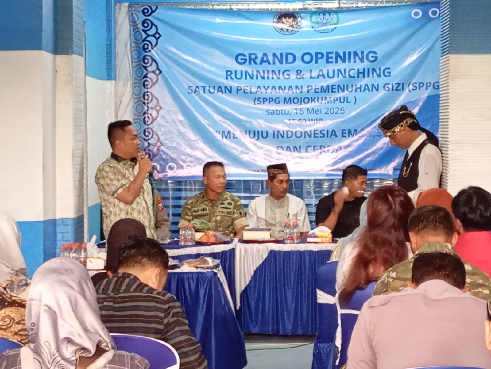 Dukung Program Nasional, Dapur SPPG Mojokumpul Resmi Dibuka untuk Layani Ratusan Siswa