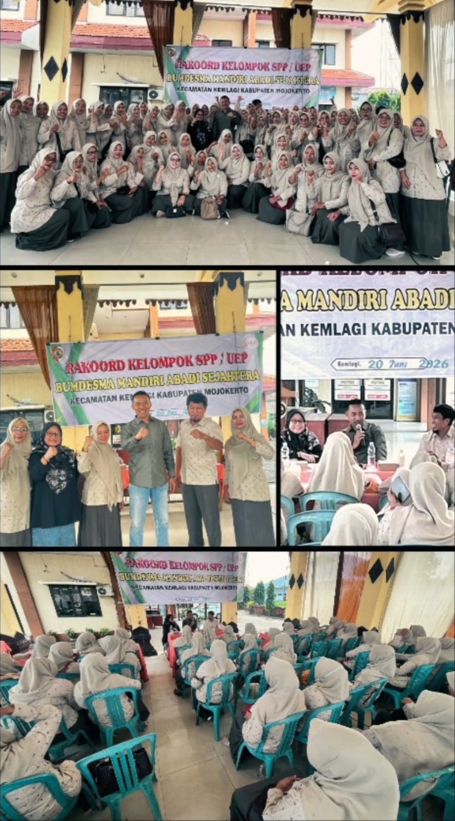 RAKOR SPP/UEP BUMDESMA MANDIRI ABADI SEJAHTERA KECAMATAN KEMLAGI: PERKUAT PEMBERDAYAAN EKONOMI PEREMPUAN DAN UMKM LOKAL
