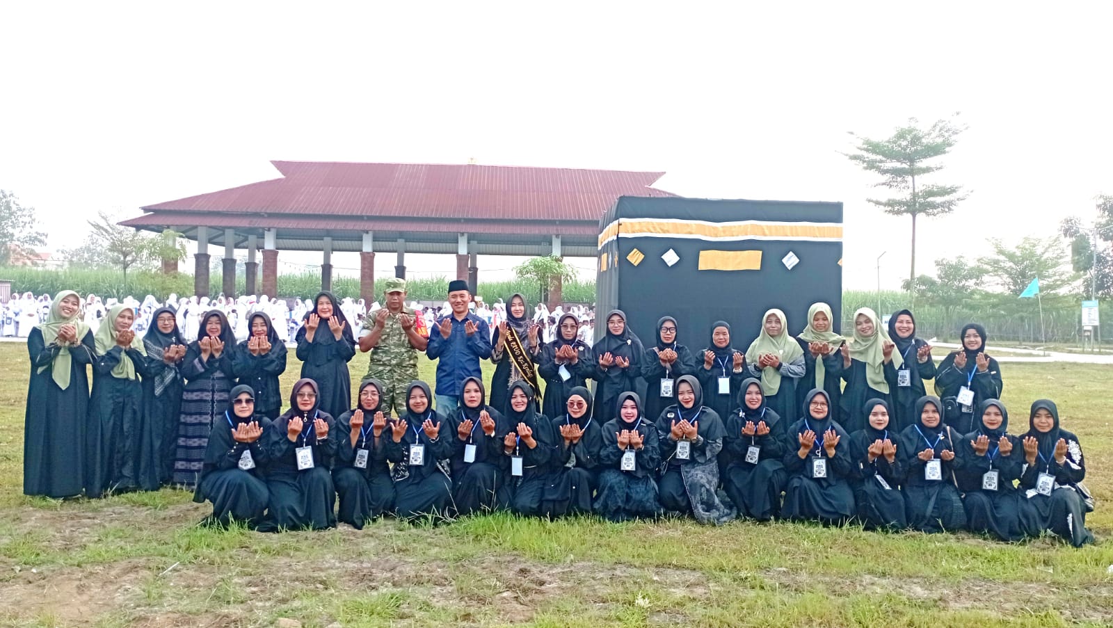 Tanamkan Nilai Agama Sejak Dini, Ratusan Anak PAUD se-Kecamatan Kemlagi Ikuti Manasik "Haji Kecil Ceria"